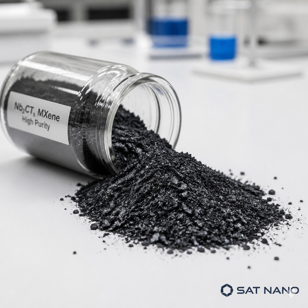 многослойный порошок карбида ниобия Nb2CTx MXene